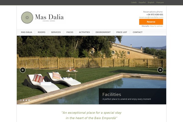 Modernize theme site design template sample
