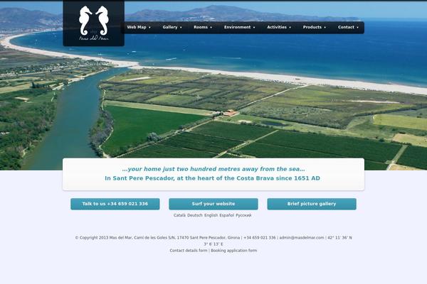 masdelmar.com site used The Palace