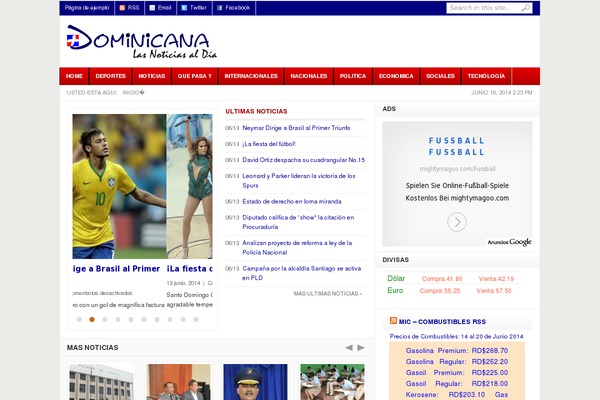 Weekly theme site design template sample
