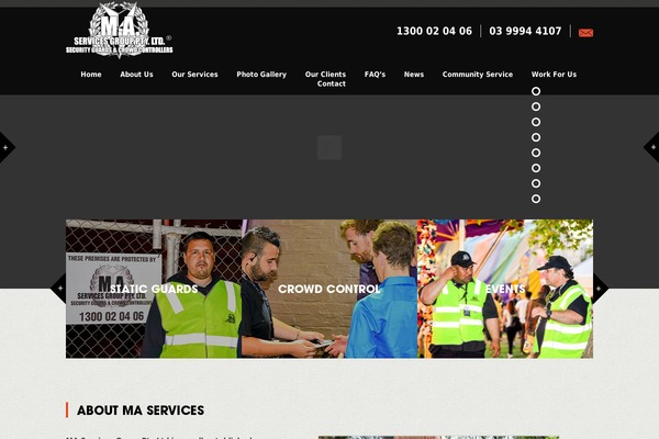 Site using Arconix FAQ plugin