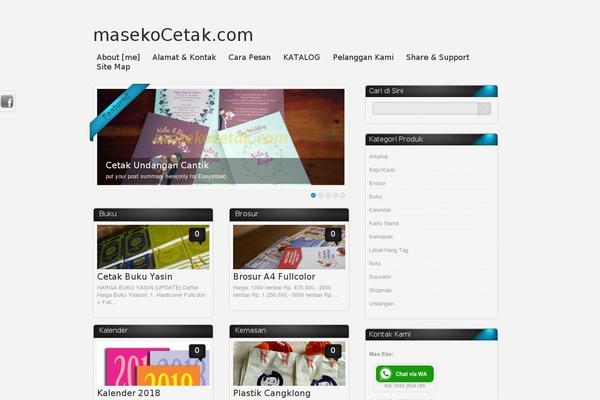 Site using Number My Post Pages plugin