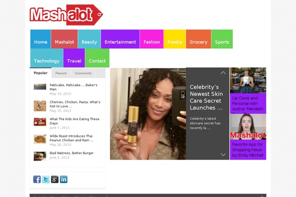 FlyingNews theme site design template sample