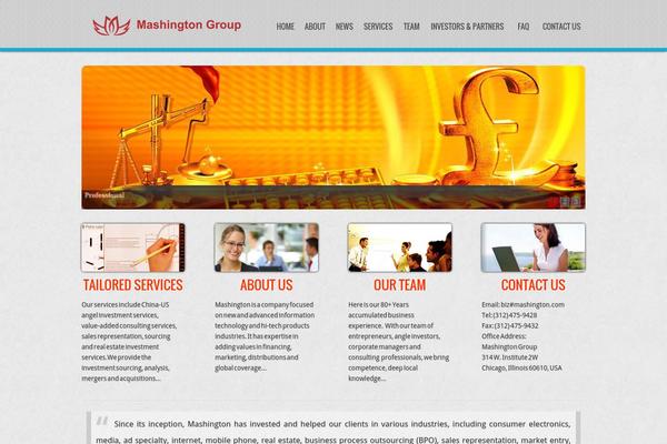 D5 Business Line theme site design template sample