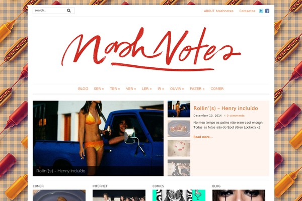 mashnotes.pt site used Yamidoo