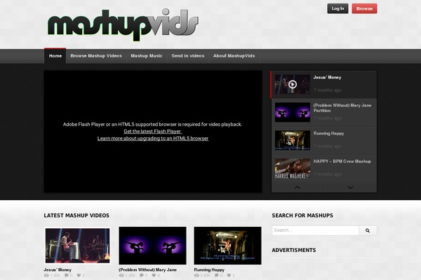 deTube theme site design template sample