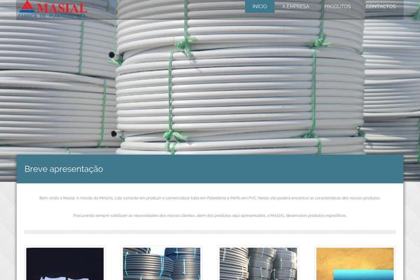 Honma theme site design template sample