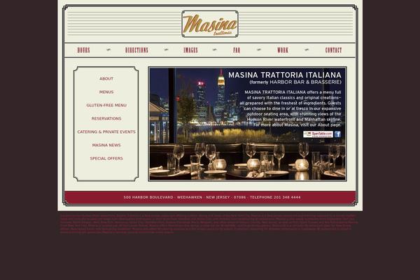 masinatrattoria.com site used Masina