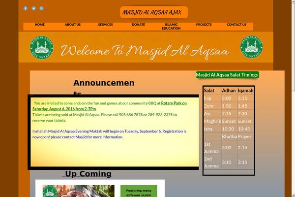 Site using Elegantbuilder plugin