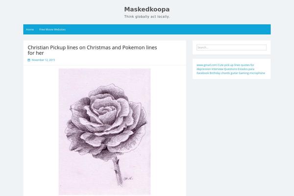 Simple Life theme site design template sample