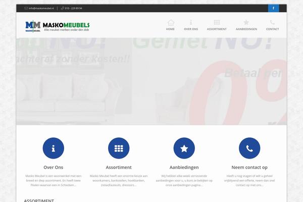 Site using Go_portfolio plugin