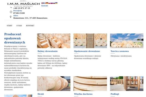 Doors theme site design template sample