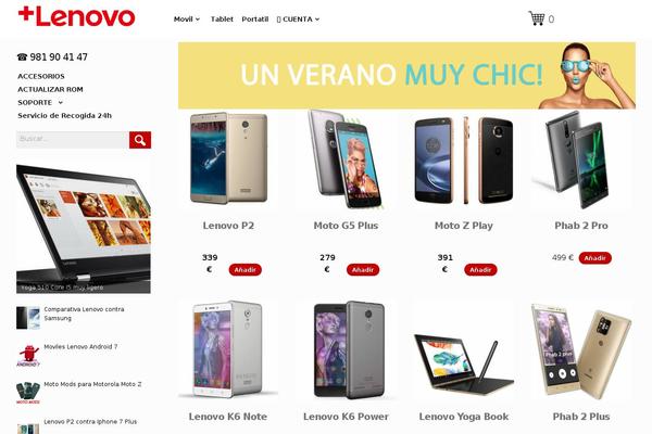 Storefront theme site design template sample