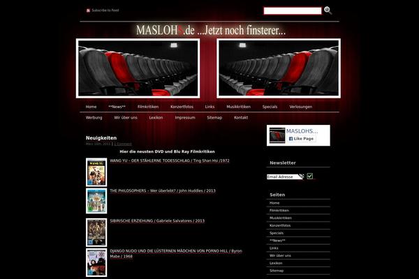 Aurora theme site design template sample