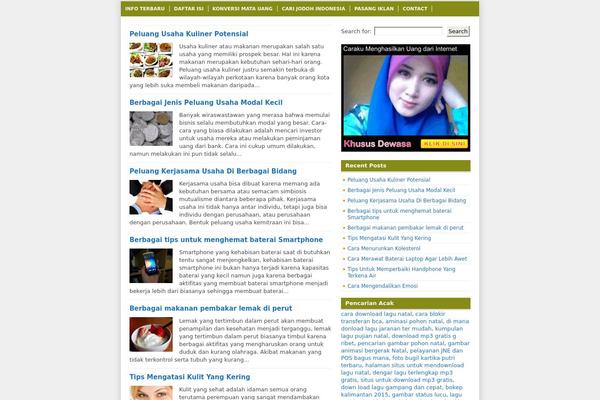Nyeo theme site design template sample