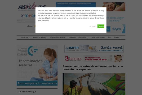 Site using Sassy Social Share plugin