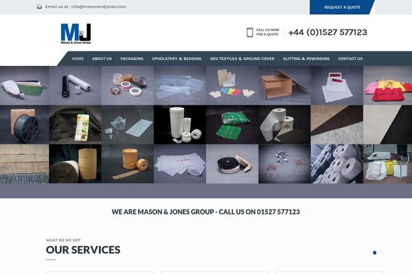 masonandjones.com site used Transport