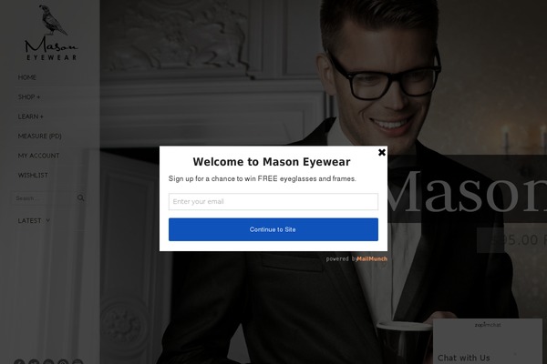 Site using Form Generator for WordPress plugin