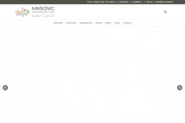Masonic theme site design template sample