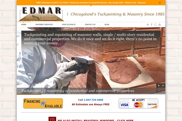 masonrytuckpointing.com site used Velocial