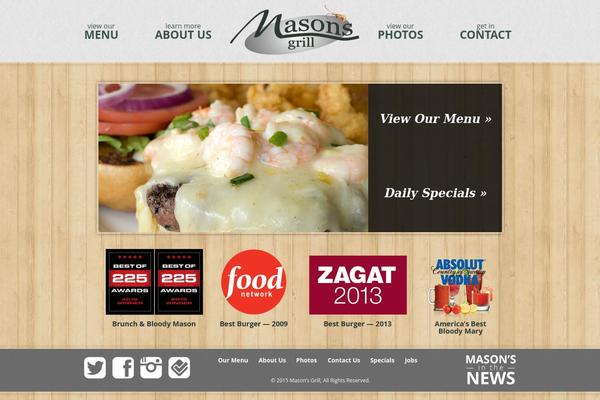 masonsgrill.com site used Masons