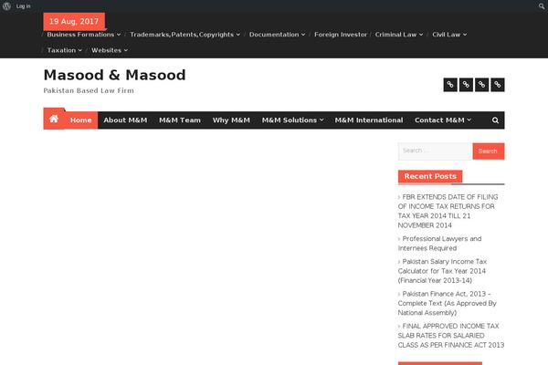 Magazine Plus theme site design template sample