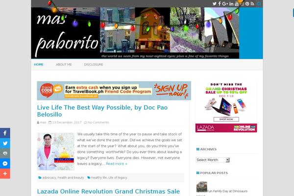 Site using Really Simple Twitter Feed Widget plugin