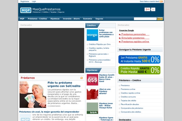 masqueprestamos.es site used Tiny News
