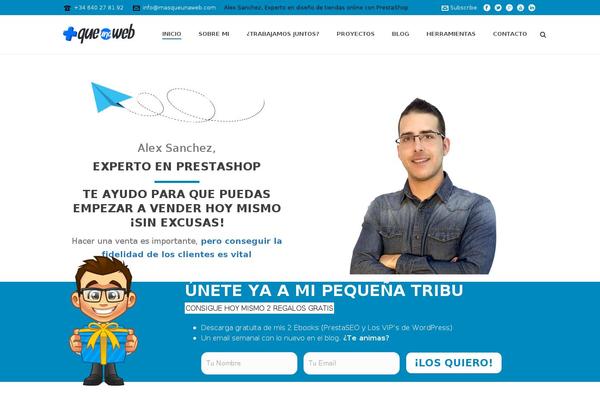 GeneratePress theme site design template sample