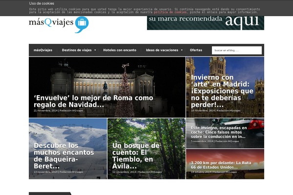 masqviajes.es site used Extranews