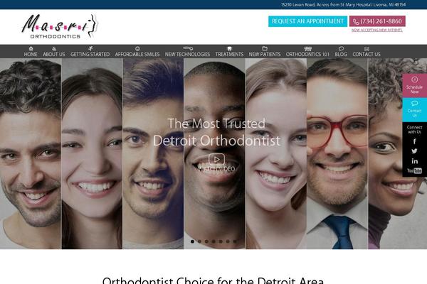 Site using Parallax Scroll plugin