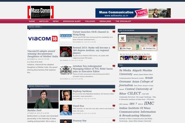 SuperMag theme site design template sample