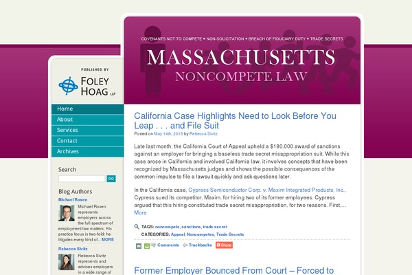 massachusettsnoncompetelaw.com site used Fohopoco