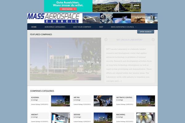 Listings theme site design template sample