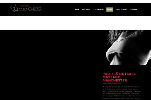 Massage theme site design template sample