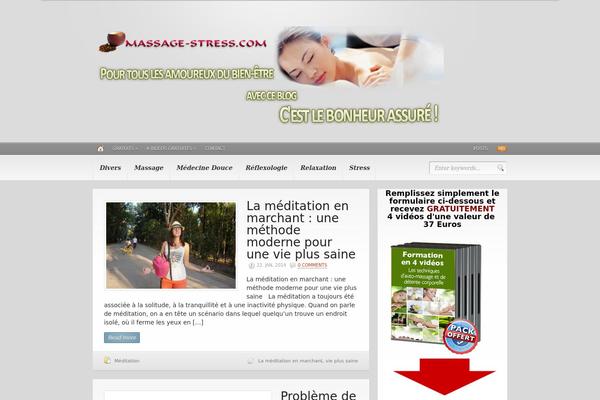 Headlines theme site design template sample