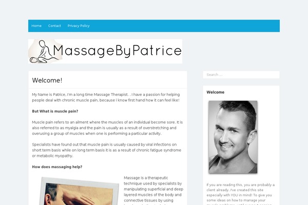 The Box theme site design template sample