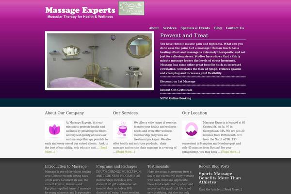 Metric theme site design template sample