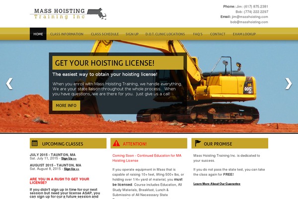 Site using Event Registration plugin