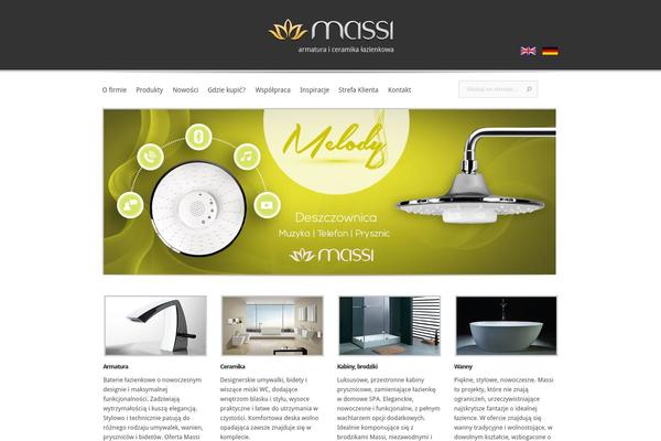 Evolution theme site design template sample