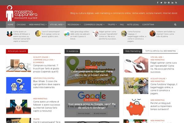 Herald theme site design template sample