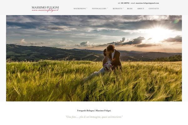 Vega theme site design template sample