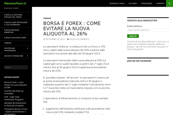 Site using Fourteen Colors plugin