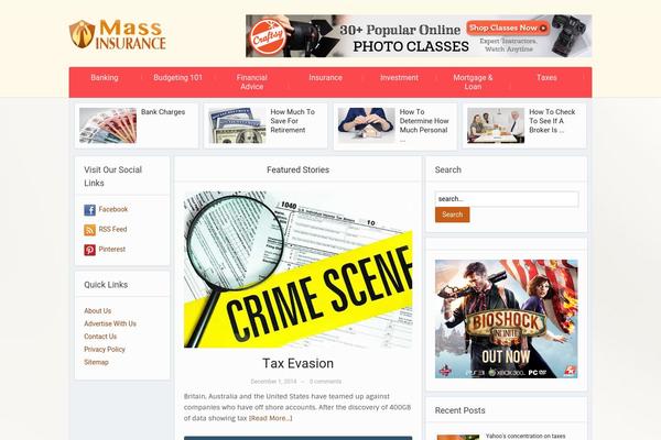 Alpha theme site design template sample
