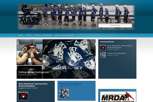Suits theme site design template sample