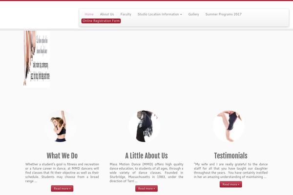 Site using Bootstrap collapse plugin