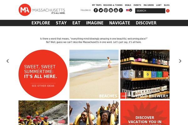 massvacation theme websites examples