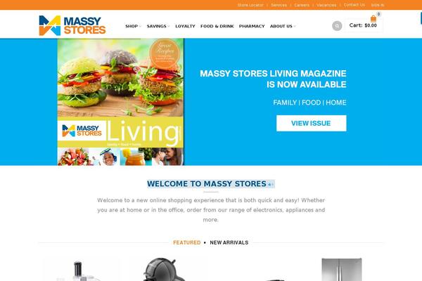 WooPress theme site design template sample