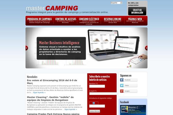 Master theme site design template sample
