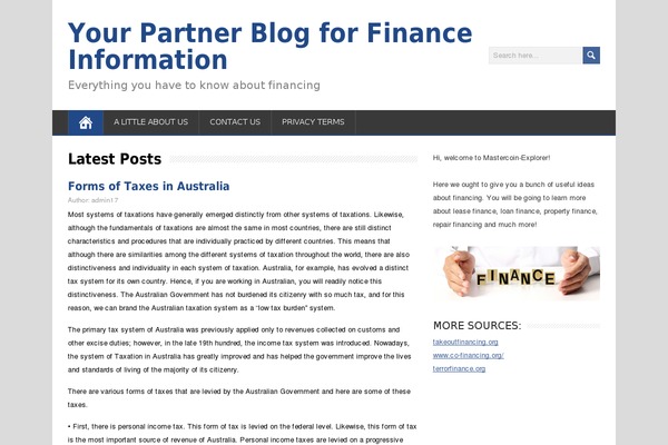 MineZine theme site design template sample