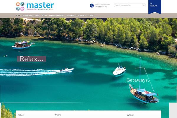 BookYourTravel theme site design template sample